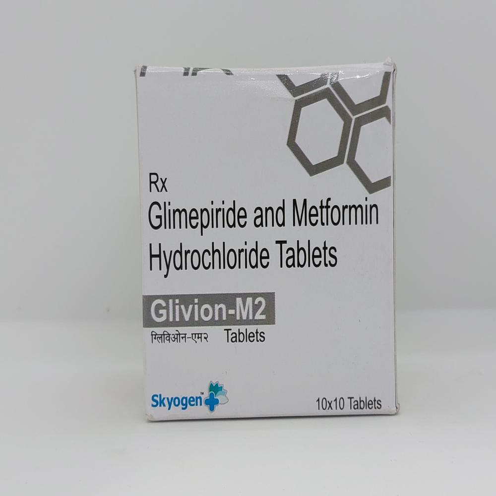 GLIMEPIRIDE 2MG METFORMIN HYDROCHLORIDE 500MG  TAB