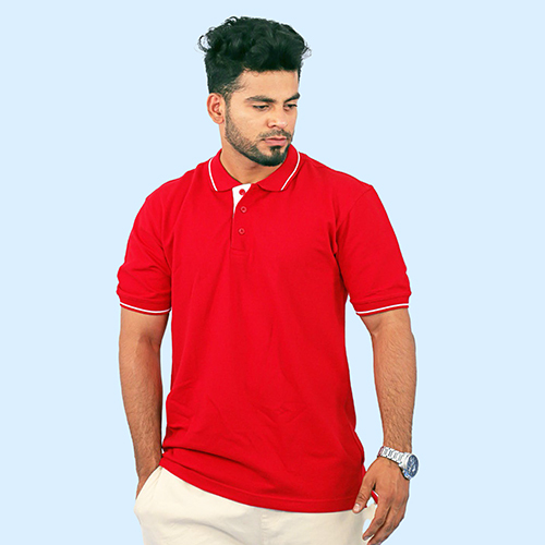 FC Cotton Polo T-shirt With Tipping