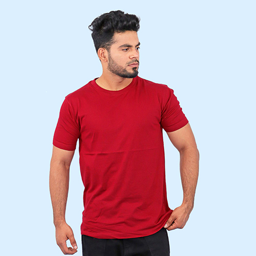 180GSM FC Cotton Round Neck T-shirt