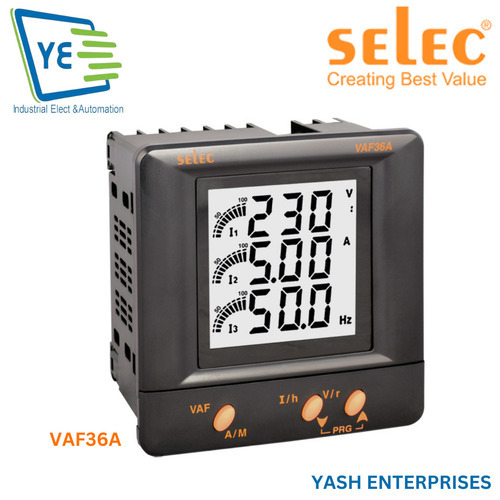 Selec, LCD VAF Meter 3A A A A A A A A  96X96m