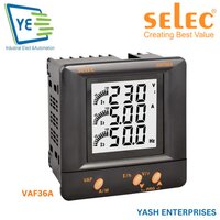 Selec, Lcd Vaf Meter 3a A A A A A A A  96x96m