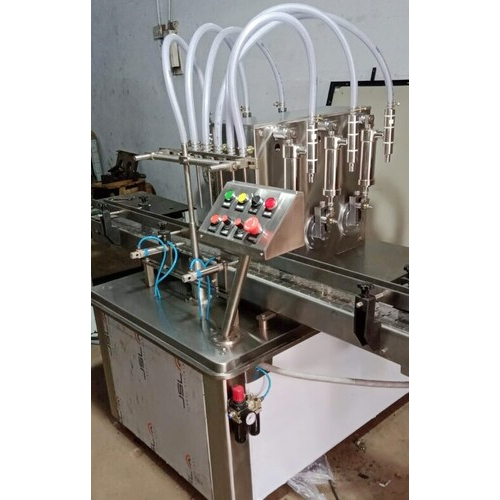 Automatic Four Head Liquid Filling Machine