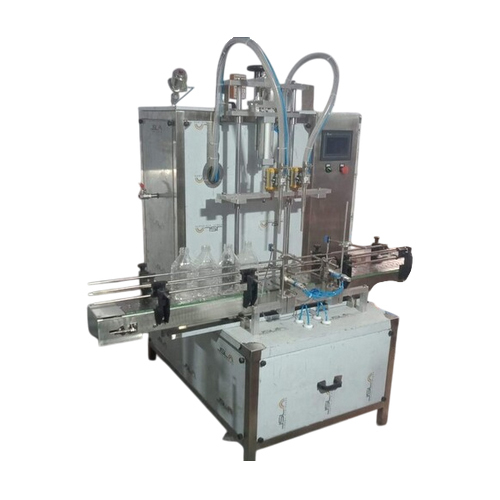 Automatic Four Head Vegetable Oil Filling Machine