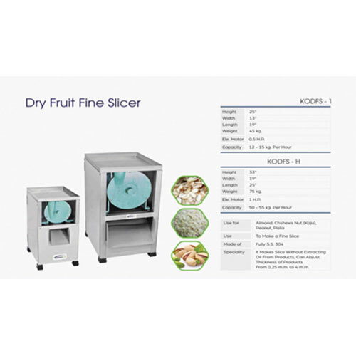 Dry Fruit Fine Slicer