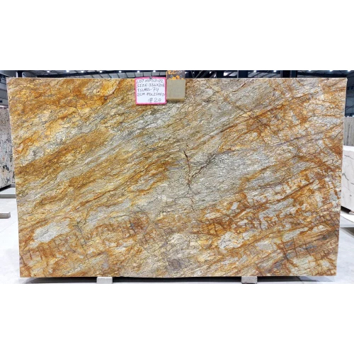 Narcado Gold Quartzite Marble - Stone Form: Slabs
