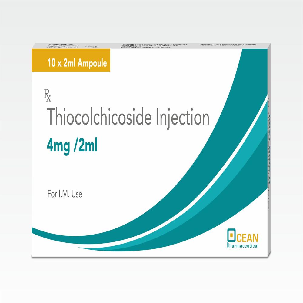 Thiocolchicoside  injection 4mg /2ml 