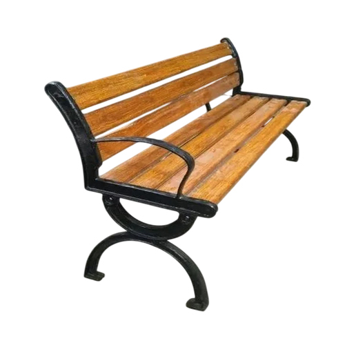 3 सीटों वाला कास्ट आइरन बेंच
