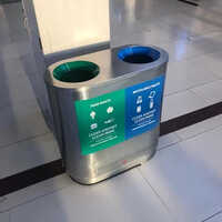 Stainless Steel Duo Dustbin