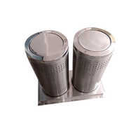 Ss Modern Dustbin - Application: Bus Stop