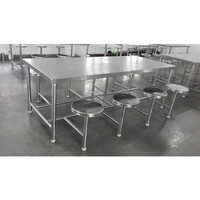 Designer Stainless Steel Canteen Table