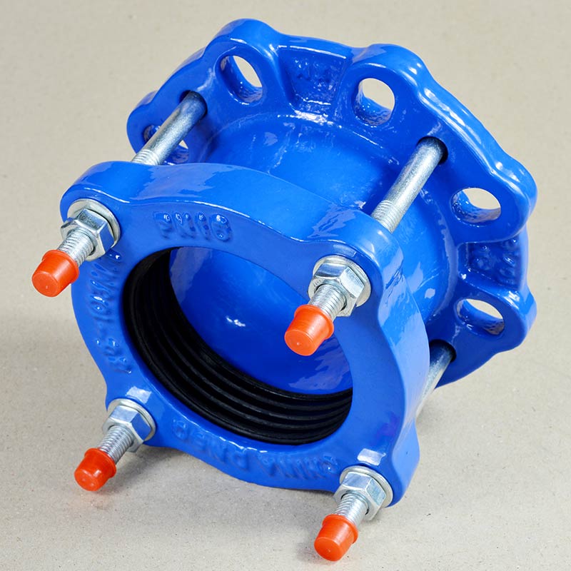 Ductile Iron Mechanical Joint Adapter - 3 Inch Round, Black Annealed Finish | Versatile Pipe Connection With Leak-proof Seal, Corrosion Resistance, Easy Installation