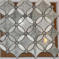 Hexagon Glass Mosaic - Glass Material, 1x1 Feet Size, Sleek Polished Finish, Plain Black Color, Ideal For Exterior Wall Applications
