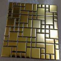 Golden glass mosaic highlighter