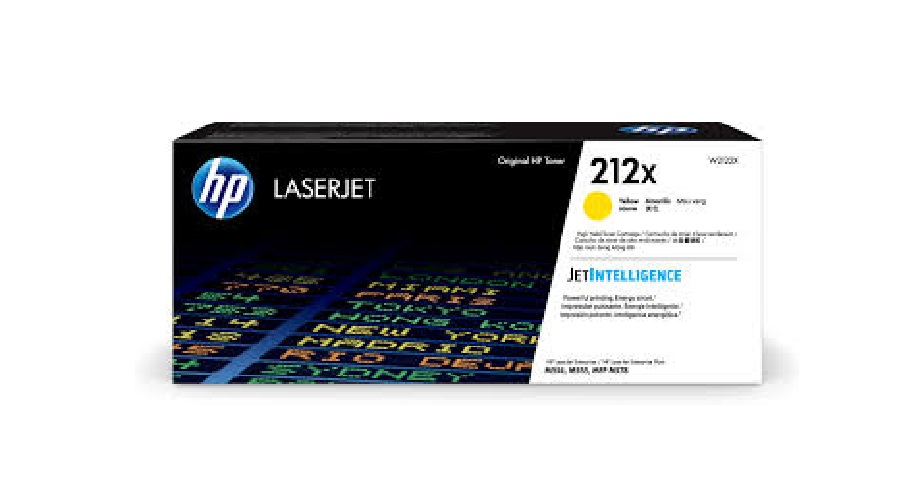 HP 212X High Yield Yellow Original LaserJet Toner Cartridge