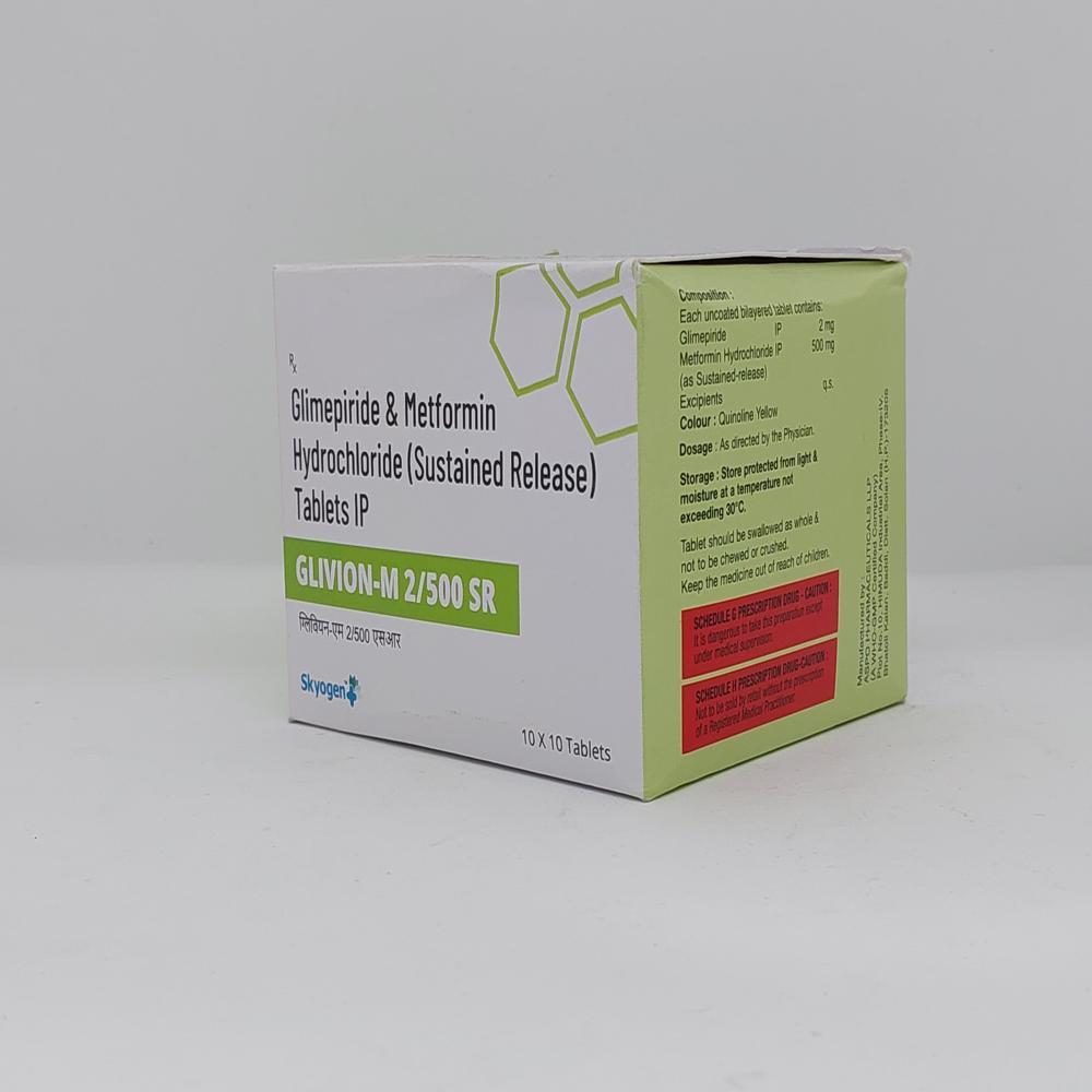 GLIMEPIRIDE 2MG METFORMIN HYDROCHLORIDE 500MG SR TAB