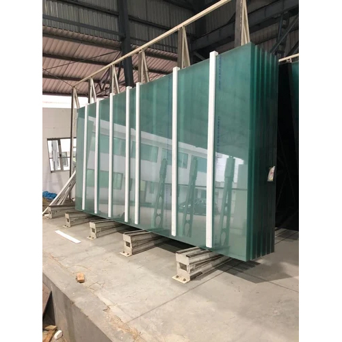 Office Toughened Glass Door - Color: Transparent