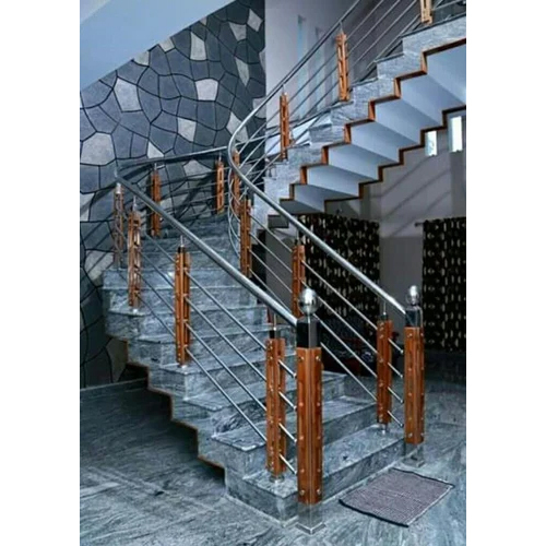 Stainless Steel Glass Railing - Size: 6 Mm Thickness