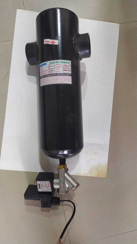 Compressor Moisture Separator - Color: Black