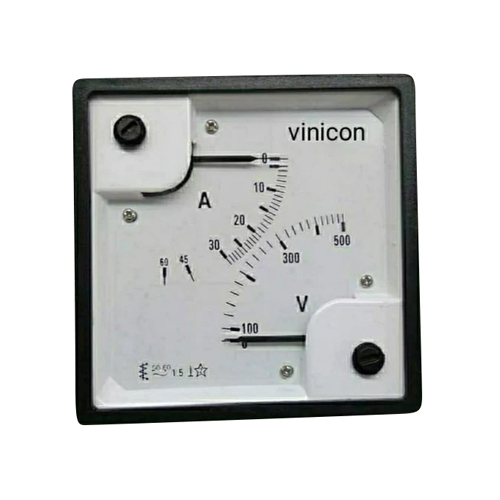 96Mm Analog Double Ammeter Voltmeter - Accuracy: 100 %