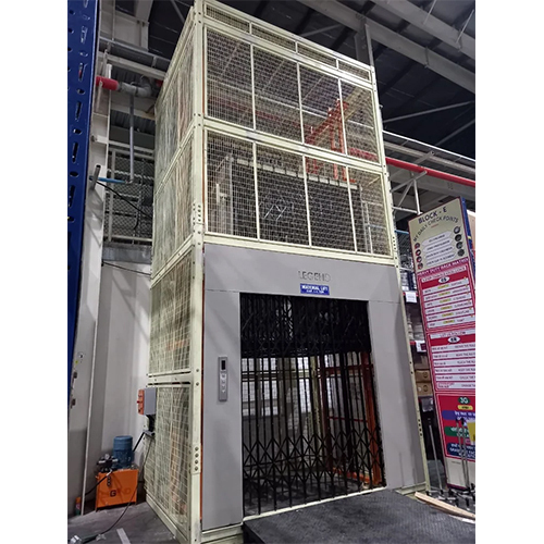 Cage Goods Elevators - Capacity: 2 Ton