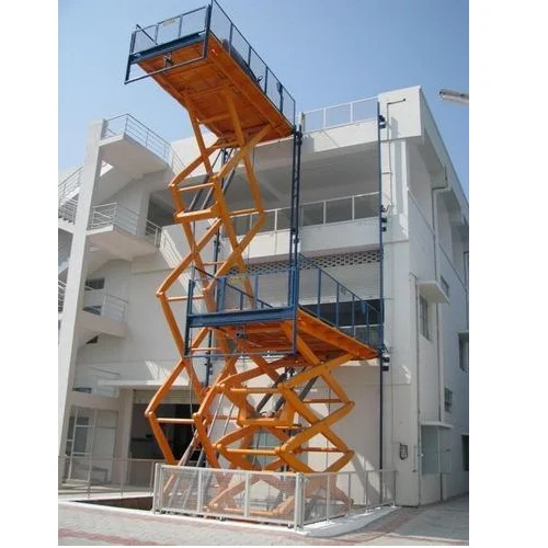 2.8 Ton Ms Hydraulic Scissor Lift - Max. Lifting Height: 15 Foot (Ft)