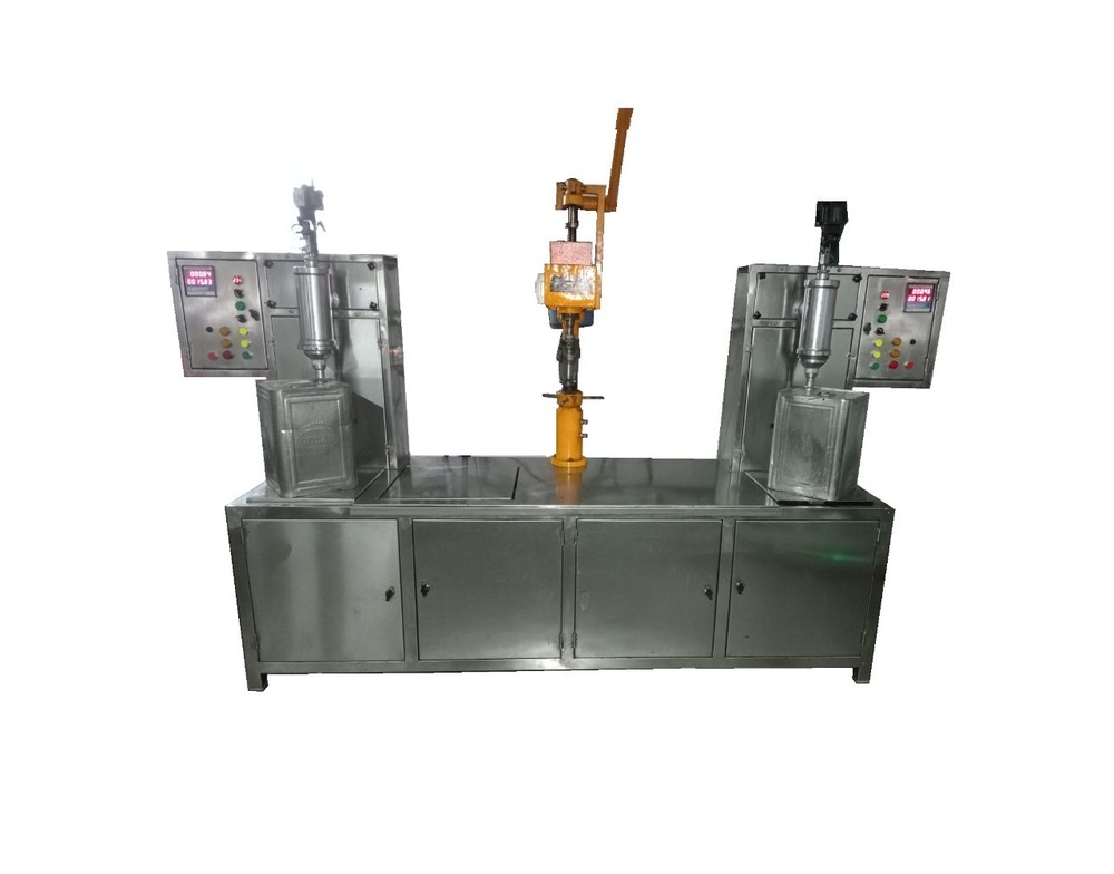 Single Nozzle Tin & Jar Filling Machine - Application: Food
