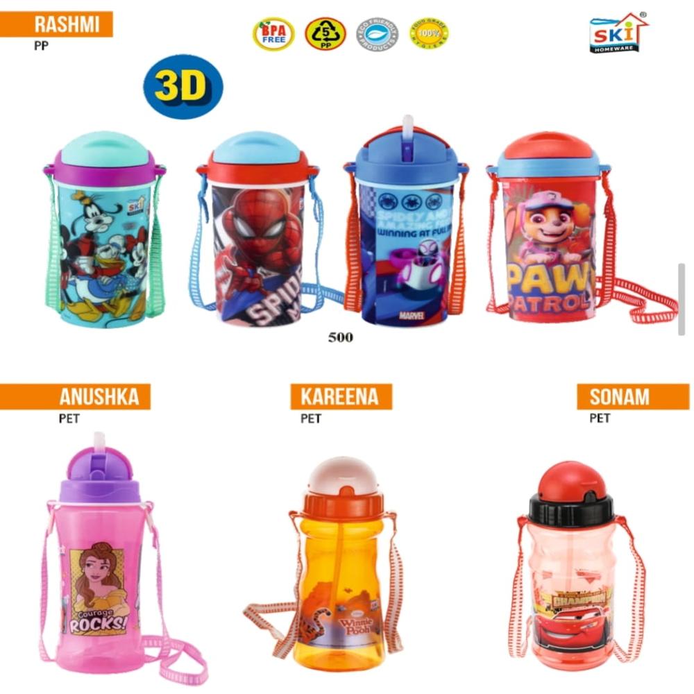 Plastic Water Bottle - Capacity: 1 Ltr