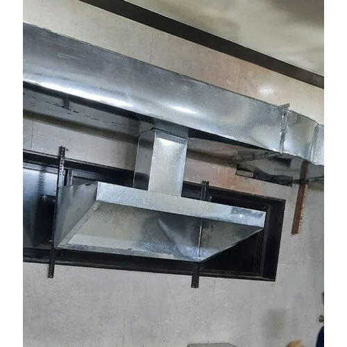 Galvanized Iron Kitchen Exhaust Hood