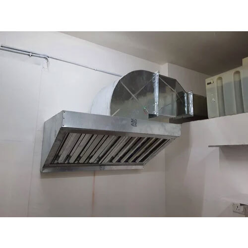 Silver Kitchen Exhaust Hood