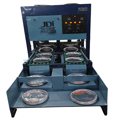 Fully Automatic Paper Plate Making Machine - Steel, 1500x1000x1200 mm, Blue | 5000 Plates/Hour, Variable Sizes, Low Power Consumption