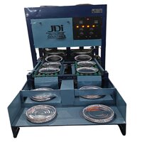 Fully Automatic Paper Plate Making Machine - Steel, 1500x1000x1200 Mm, Blue | 5000 Plates/hour, Variable Sizes, Low Power Consumption