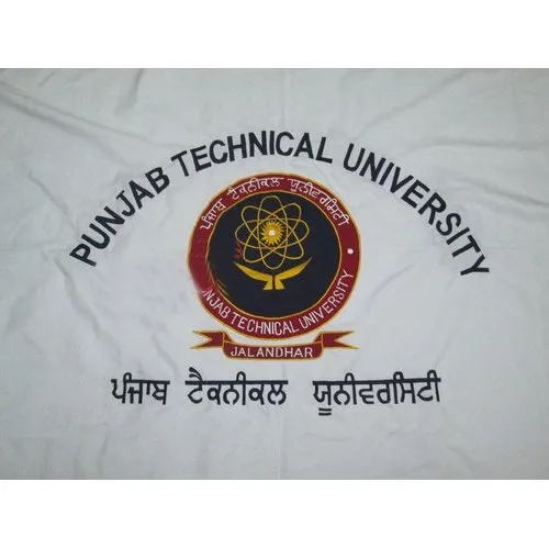 Cotton University Flag - Size: 3*4 Feet