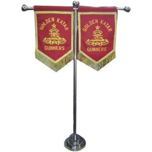 T Embroidered Flag Stand