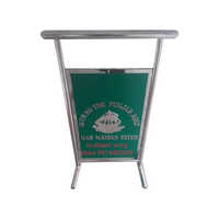 Stainless Steel Lecture Stand - Color: Silver
