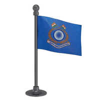 Bunting Flag Crpf - Material: Polyester