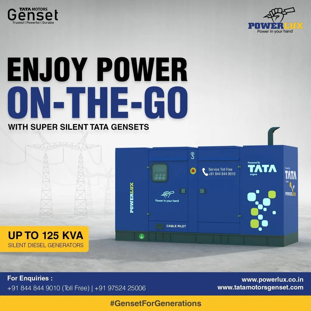 250KVA Tata Powerlux Diesel Generator Set