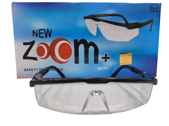 Zoom Safety Goggles - Good Quality Material | Unisex, Reusable, 1 Year Warranty, Water Resistant Design For Enhanced Safety