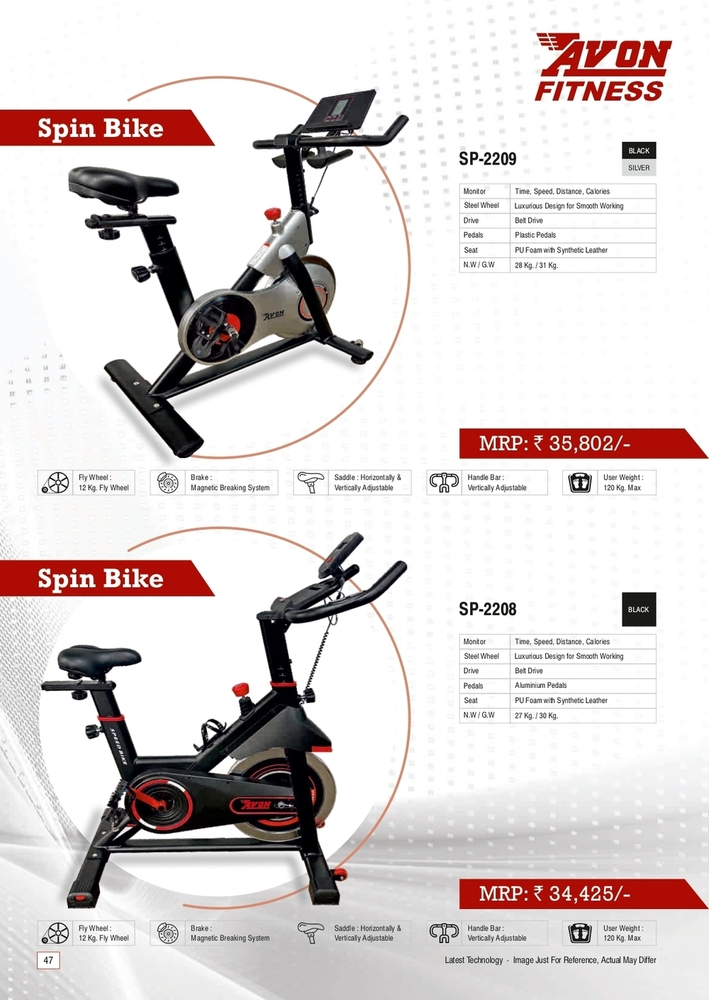 Spin Bike - Application: Tone Up Muscle
