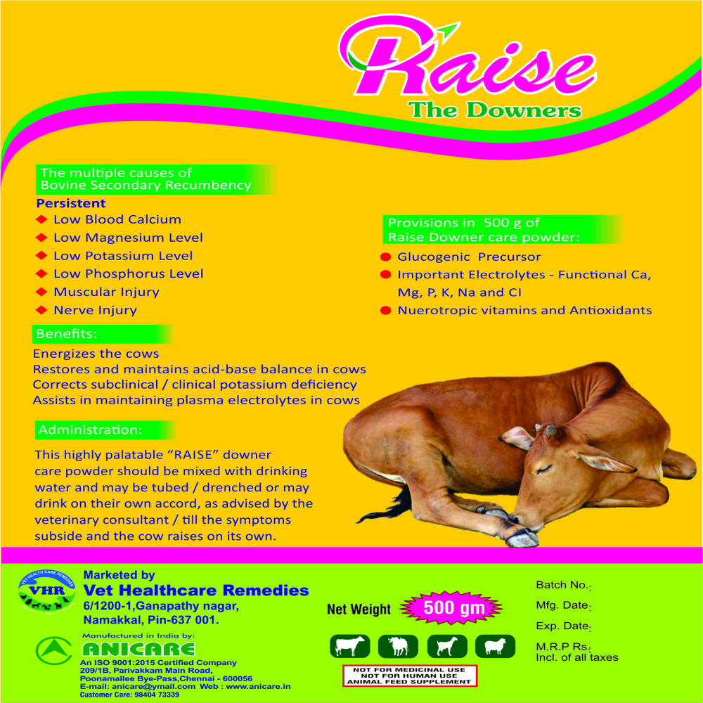 RAISE POWDER ( FOR THE DOWNERS COW )