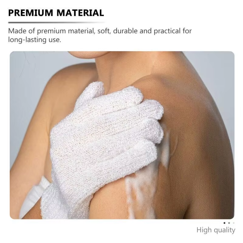 Body Scrubber Glove - Nylon Material, Multi-color Design | Industrial Use, Body Wash Compatible, Effective Exfoliating Feature