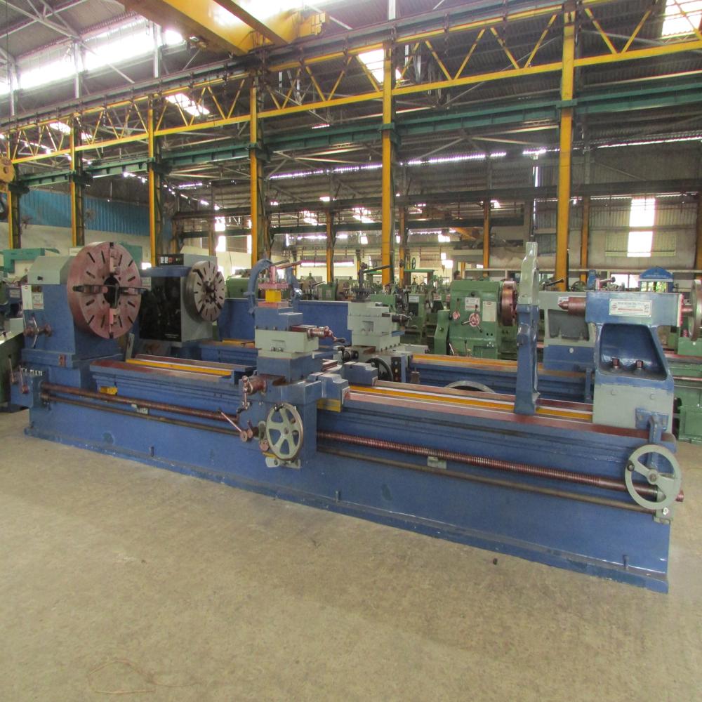 Extra Heavy Duty Lathe Machine - Mild Steel, 240 Volt | Human Machine Interface Control, High Performance, Semi-automatic Operation