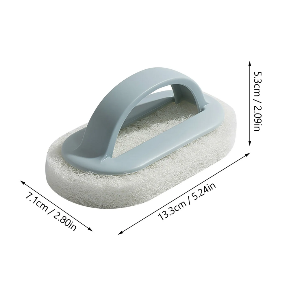 Tile Cleaning Sponge - Durable Plastic Material, Rectangular Shape, Multi-color Shade | Efficient Floor Cleaning Tool For Spotless Results