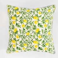Printed Bed Linen Cushion Cover - Color: Multicolor