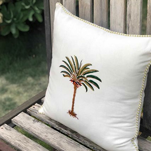 Printed Bed Linen Cushion Cover