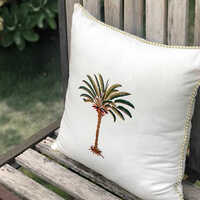 Printed Bed Linen Cushion Cover