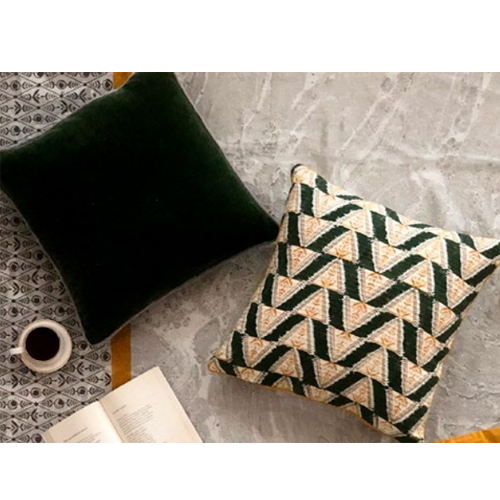 Kiyari Cotton Velvet Fabric Cushion Cove
