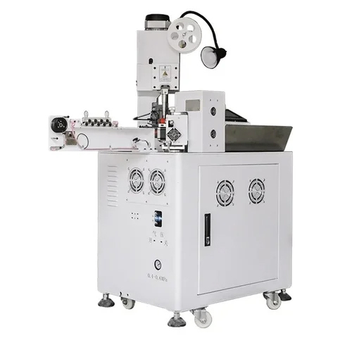 Automatic Terminals Crimping Cutting Wire Stripping Wire And Dipping Tinning - Color: White
