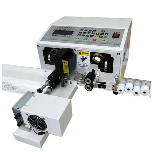Automatic Wire Cutting Stripping And Twisting Machine - Color: White