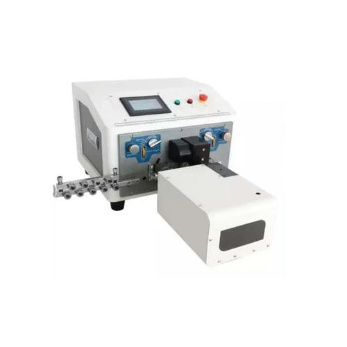 Flat Multi-Core Cable Stripping And Twisting Machine - Color: White