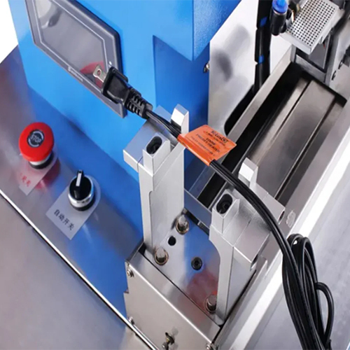 Semi Automatic Electric Wire Wire Labeling Machine - Color: Blue